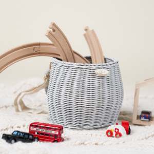 Natural Rattan Kids Bag Colorful Baby <b>Backpack</b> Eco-friendly Best Quality Handmade Pack Bags for Little <b>Children</b> - Product Image 6