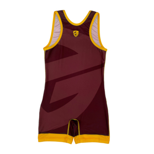 Custom Sublimation Spandex Polyester Wrestling <b>Singlet</b> with Automated Cutting Lightweight Compression Sportswear - Product Image 2