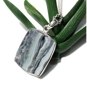 Colgante de Gancho KGN de Druzy Natural del Desierto, Plata de Ley 925, Joyería Artesanal con Piedras Preciosas, Cristal Brillante Certificado, Amuleto Destacado - Product Image 6