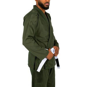 BJJ GI Uniform / Brazilian Jiu Jitsu Uniform / High Quality 100% Cotton Customized Sizing and Embroidered Logos Brazilian Suits - Product Image 3