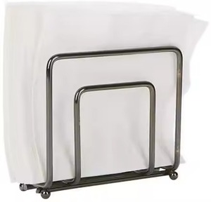 Stylish Statement Metal Napkin <b>Stand</b> For Dining Table And Kitchen Elegant Tissue <b>Stand</b> For Home Office And Restaurant - Product Image 6