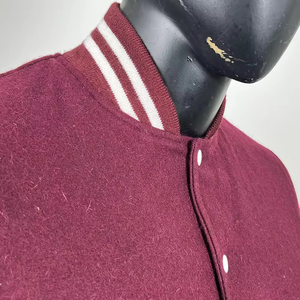 Veste universitaire de baseball personnalisée à prix abordable pour hommes, en laine, col montant, style Letterman, vente en gros pour l'hiver - Product Image 5