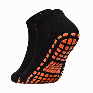 Unisex Spandex/Polyester/Cotton Breathable Non Slip Grip Crew <b>Trampoline</b> <b>Socks</b> for Women's and Men's Yoga Pilates Indoor Sports - Product Image 2