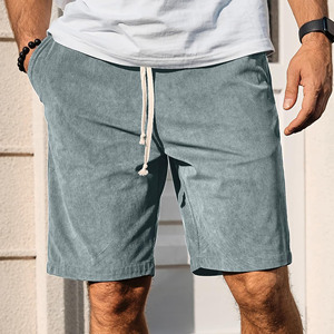 Shorts de sport en coton épais pour hommes, style streetwear, confortables, décontractés, amples, pour l'exercice, personnalisables. - Product Image 2
