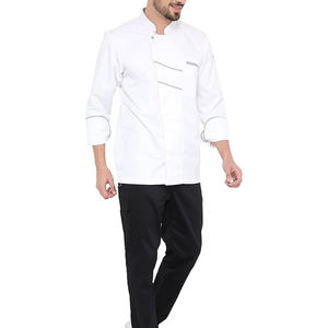 Tabliers de cuisine décontractés en coton épais de qualité supérieure pour chefs, uniformes de restaurant et de bar, outils de sécurité industriels, vente en gros - Product Image 1