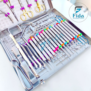 Fida Nouveau Kit de Chirurgie Dentaire Manuelle Avancée pour Implants, 33 Pièces, Certifié ISO13485 FD-ADSK-5600 Classe I, Garantie 1 An, Certifié MFDS - Product Image 3