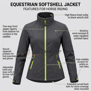 Veste d'équitation légère offrant une liberté de mouvement confortable, un design moderne et une construction durable - Product Image 5