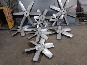 Ventilateur axial à vitesse réglable, diamètre de la pale de 600 mm, en alliage d'aluminium/nylon, haut débit d'air, pour la ventilation industrielle, la tour de refroidissement, durable - Product Image 2