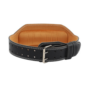 Safety Fitness Adjustable Adult PU Leather Waist Support <b>Belt</b> for Lifting Cross Training & Weightlifting Back Protective Feature - Product Image 6