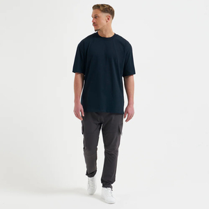 Camisetas Casuales 100% Algodón con Logotipo Personalizado Impreso, 160 GSM, Manga Corta, Tallas Grandes, Blancas, para Hombre, Venta al Por Mayor, OEM - Product Image 3