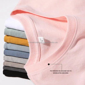 เสื้อยืดพิมพ์ลายสำหรับผู้ชายเสื้อ230GSM 180GSM โอเวอร์ไซซ์ผ้าคอตตอนโชว์ไหล่ - Product Image 3