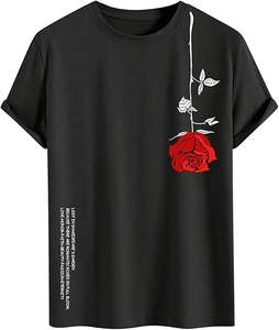 Camisetas Gráficas Personalizadas para Hombre, con Estampado de Letras, Manga Corta, Cuello Redondo, 100% Algodón, Casual, Verano, Secado Rápido - Product Image 5