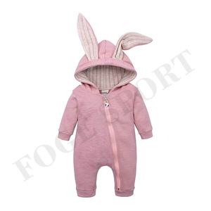Ropa para niños Ins, monos para bebés, ropa de manga larga con Orejas de conejo para bebés prematuros, ropa para escalar - Product Image 4