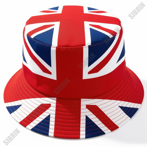 SIBRIN Custom Flag <b>UK</b> Cotton Twills Bucket <b>Hat</b> Unisex Fisherman Caps Streetwear Skateboard Outdoor Summer Sports Bucket Caps <b>UK</b> - Product Image 2