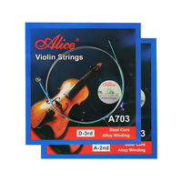 Starway Wholesale Alice A703 Violin String Stainless Steel Core Alloy Wound Professional Instruments Parts