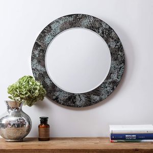 Mosaic Round Wall Mirror for Home Decor Decorative Whole Housewares Mirror for Living Room Bedroom Entryway <b>Bathroom</b> - Product Image 2