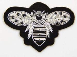 Insignias de Solapa Personalizadas para Oficiales, Bordadas, Sin Níquel, de Fieltro No Tejido, con Patrón de Estrella, Decoraciones de Rango para Uniformes, Material de Tela - Product Image 3