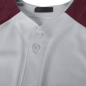 Haute qualité unisexe Baseball Softball Jersey personnalisable blanc deux couleurs colorant Sublimation chemise meilleur Softball Baseball porter - Product Image 4