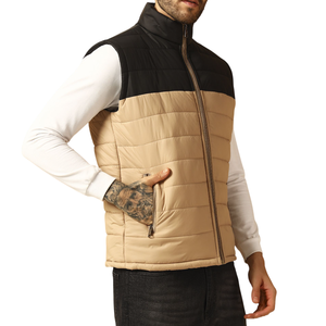 Unisex Custom <b>Quilted</b> Puffer Vest-100% Nylon Stand Breathable Regular Sleeve Warm Jacket New Design Urban <b>Winter</b> Fashion Wear - Product Image 4