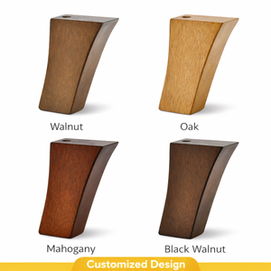Elegant Curved Solid Wood Furniture <b>Legs</b> <b>Sofa</b> Cabinet Feet Replacement Smooth Design Durable Hardwood - Product Image 2