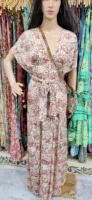 Nouvelle Robe Longue Indienne en Soie Tissée Écologique Lavable, Vêtement Personnalisé, Mode Féminine Bohème, Tenue de Plage Estivale de Haute Qualité