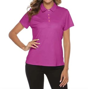 OEM Women Casual Collared Shirts Custom Ladies Polo Tops Wholesale Female Breathable Golf Tees Short Sleeve Manufacturer - Product Image 1