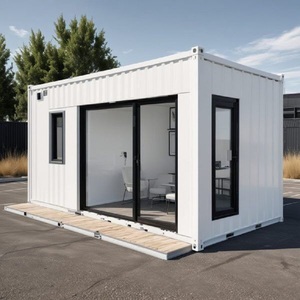 Maison conteneur préfabriquée complète et extensible de 20, 30 ou 40 pieds avec salle de bain, maison pliable modulaire - Product Image 3