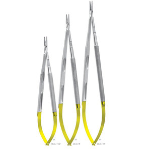 INSTRUMENTS CHIRURGICAUX IAA IAA-MNH-560 Porte-aiguilles micro réutilisable en acier inoxydable 19 23 25 cm Instrument chirurgical certifié CE - Product Image 1