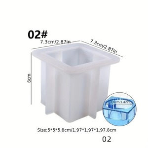 Modern Design Rosin & Handmade Round Shape 4x4 Inch Florals Pattern Candlestick Holder for Home Office and Hotel Use - Product Image 4