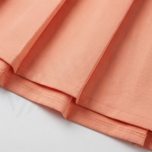 Mini-jupe plissée pour femmes, taille élastique, couleur unie, confortable, à porter en toutes saisons - Product Image 6
