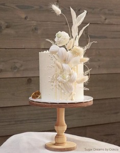 Support à gâteau réglable en bois, écologique et fait main, pour boulangeries et événements - Product Image 3