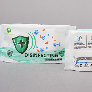 Lingettes humides en tissu non tissé parfumées à la citronnelle naturelle, extra douces, antibactériennes, emballées individuellement, multi-usages, sans danger pour la peau - Product Image 1