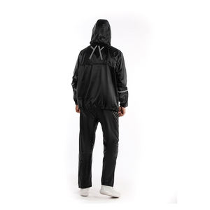 Ensemble survêtement homme coupe-vent réfléchissant en polyester, veste et pantalon streetwear d'hiver imperméables et personnalisables - Product Image 6