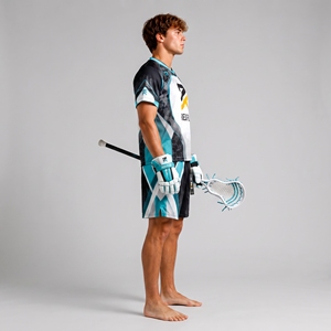 Uniforme de lacrosse atlético diseñado para velocidad, agilidad y comodidad con tela de primera calidad y rendimiento moderno. - Product Image 3