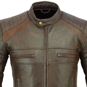 Vestes en cuir pour hommes de marque privée, prix bas, nouvelle mode, matériaux frais, style haut de gamme, vestes en cuir de haute qualité - Product Image 4
