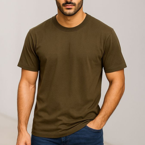 T-shirt unisexe 100 % coton, personnalisable avec logo, couleur unie, manches courtes, col rond, coupe ajustée, teinture pigmentée, écologique - Product Image 5