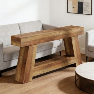 Consolle di Controllo Principale con Ripiano Portaoggetti, Utilizzabile Come Tavolino da Divano, Consolle d'Ingresso o Scrivania Portaoggetti - Product Image 4