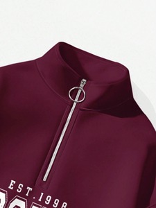 Sweat-shirt pour femme en tissu doux et confortable, style streetwear, broderie personnalisée, coupe ample, sweat-shirt personnalisé - Product Image 4