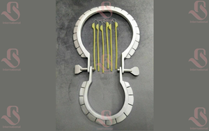 Système d'anneaux rétractables manuels en acier inoxydable de type Lone Star de BISONS Wholesale, comprenant 10 rétracteurs élastiques gratuits - Product Image 2