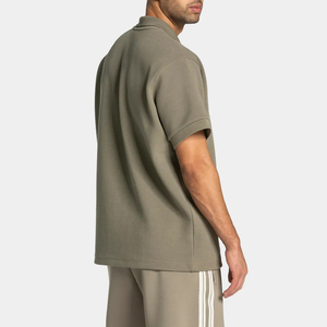 High Quality 100% Cotton Mens Polo T Shirt Soft Breathable <b>Classic</b> Collar Comfortable Casual Office Daily Wear - Product Image 3