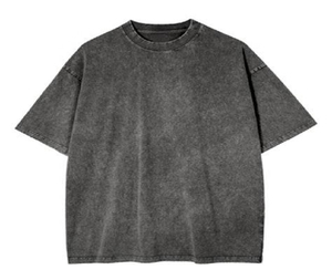Camiseta de Manga Corta con Cuello Redondo Extra Grande para Hombre, Color Gris, Informal, de Punto, Diseño Liso, Corte Regular, 100% Algodón - Product Image 5