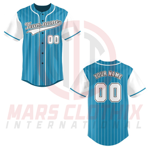 Personaliza tu diseño de sublimación de moda, crea tus propias camisetas de béisbol, precio al por mayor, camisetas de béisbol de talla adulta para unisex - Product Image 2