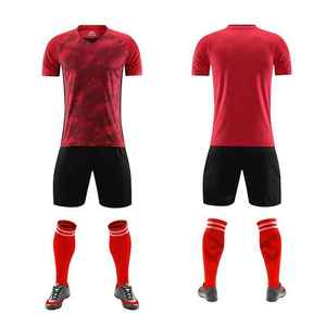 Polyester Jersey Shorts Socks Adult All Seasons Men's Soccer Uniform Set Geometric Print Short Sleeve Quick Dry - Product Image 1