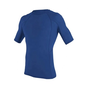 OEM custom <b>compression</b> <b>shirts</b> <b>men</b> performance fit polyester quick dry breathable fabric for gym running and active training - Product Image 3