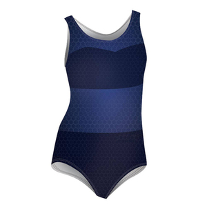 Justaucorps sans manches pour femme, motif hexagonal vert, en polyester, pour la danse, entraînement, tenue de scène adulte, taille élastique, Harry - Product Image 2