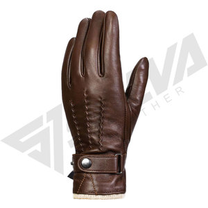 New Fashion Design Leather <b>Gloves</b> for Ladies Women Warm Winter Black Dressing Leather <b>Gloves</b> out door and party - Product Image 5