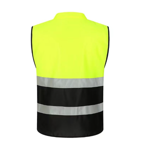 Chaleco de Seguridad para Trabajadores de la Construcción al por Mayor, Chaleco Reflectante de Alta Visibilidad, Impermeable, con Múltiples Bolsillos, Estilo Ropa de Trabajo - Product Image 2