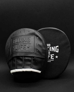 Guantes de Entrenamiento Profesional Curvos No Boxing No Life - Guantes de Enfoque de Alta Calidad, Cuero PU de Primera Calidad, Dedos Completos AS-FP-68 - Product Image 2