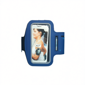 Brazalete Deportivo de Neopreno S&N de 4.7-5.0 Pulgadas, Azul, Ajustable, para Smartphones, Ideal para Correr y Hacer Ejercicio - Product Image 2