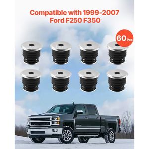 Kit di Boccole per Montaggio Carrozzeria 60 Pezzi in Poliuretano per Ford F250 F350 1999-2007, Sostituzione Rapida, Gomma Resistente per SUV - Product Image 2